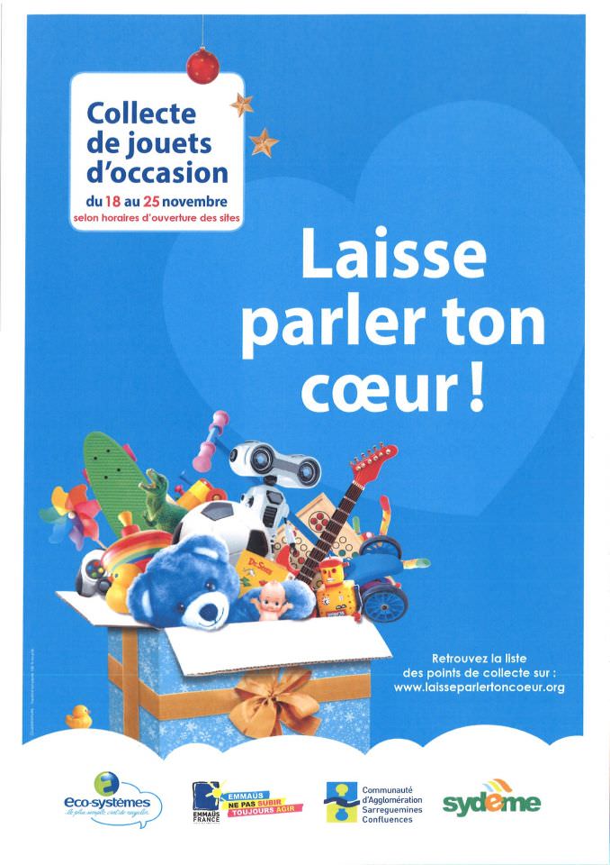 Collecte de jouets -Semaine européenne de réduction des déchets