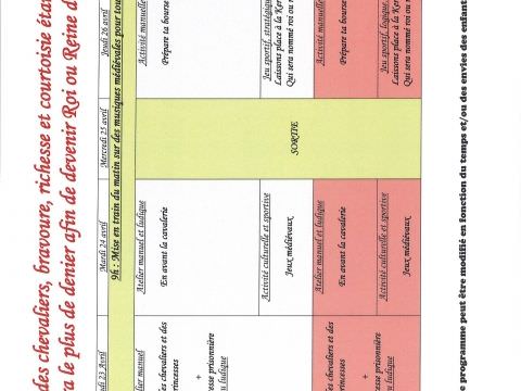 Rémelfing Accueil de loisirs Zetting Rémelfing du 23 au 27 avril 2018