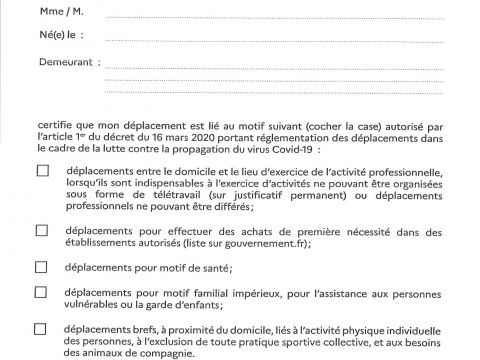 Rémelfing INFORMATIONS CORONAVIRUS COVID-19