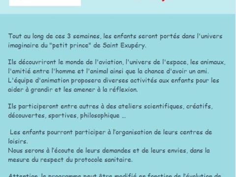 Rémelfing CENTRE AERE A REMELFING DU 11 JUILLET AU 29 JUILLET 2022