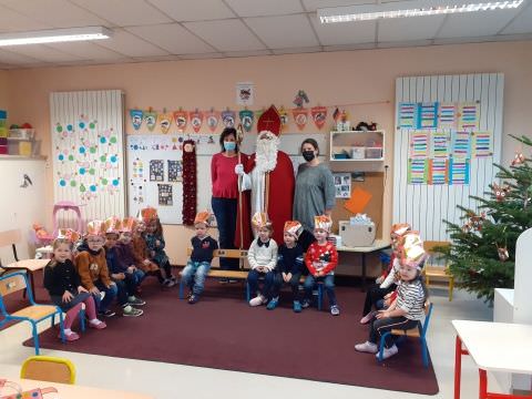 Rémelfing Visite de Saint Nicolas aux écoliers de Rémelfing