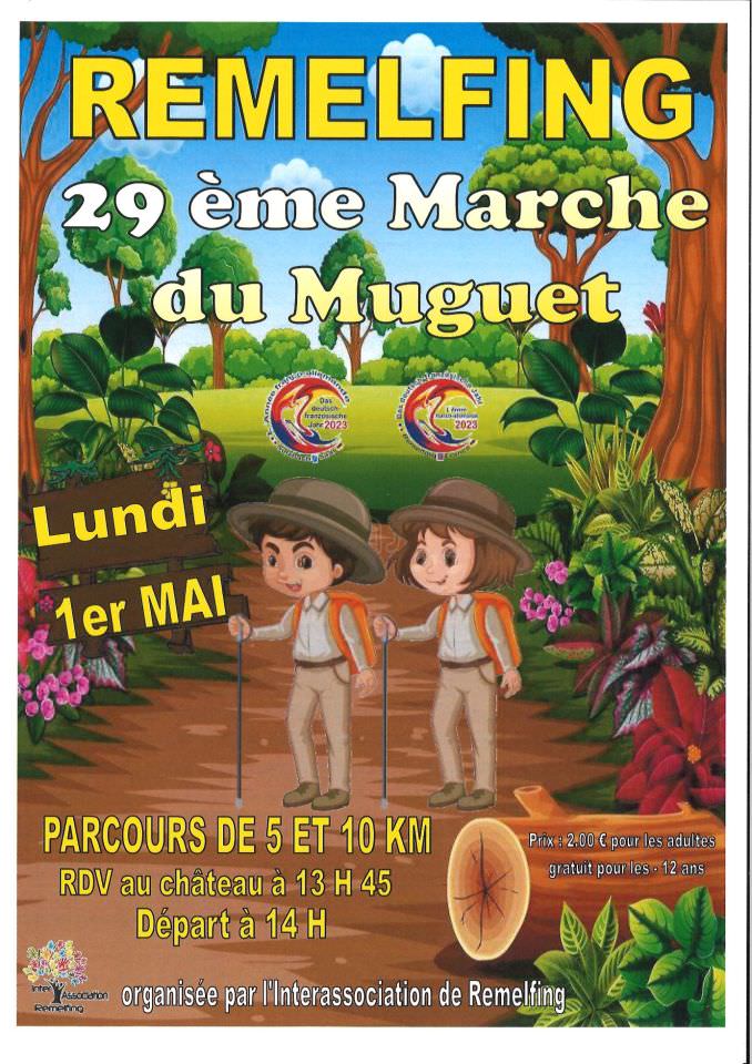 29ème Marche du Muguet le dimanche 1er mai 2023