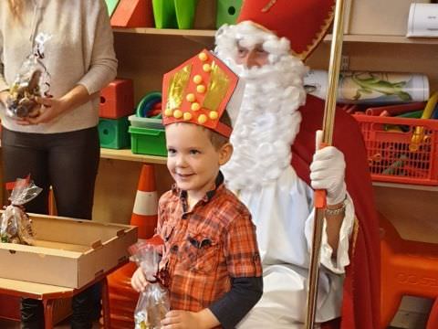 Rémelfing Visite de Saint Nicolas aux sages écoliers de Rémelfing