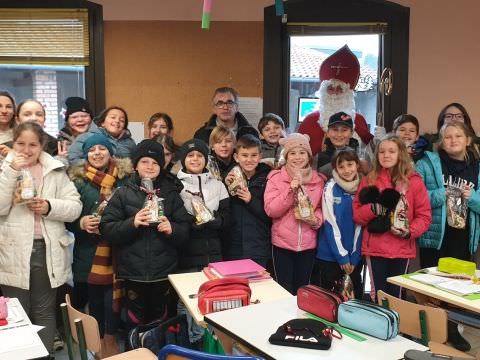 Rémelfing Visite de Saint Nicolas aux sages écoliers de Rémelfing