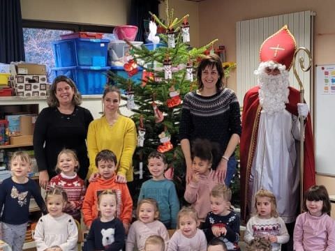 Rémelfing Visite de Saint Nicolas aux sages écoliers de Rémelfing