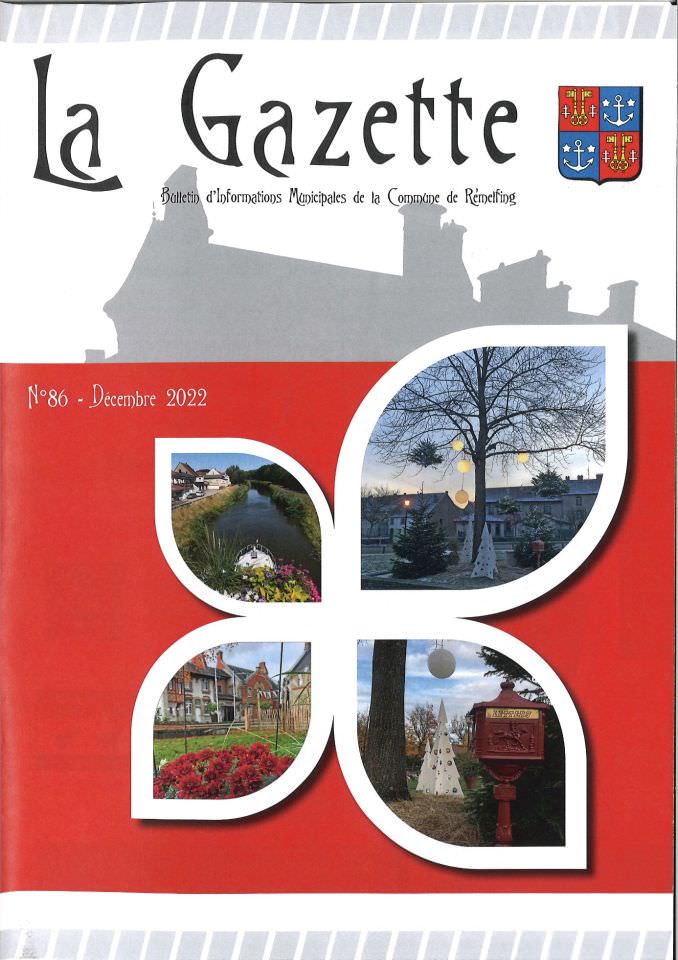 Gazette N° 86 - DECEMBRE 2022