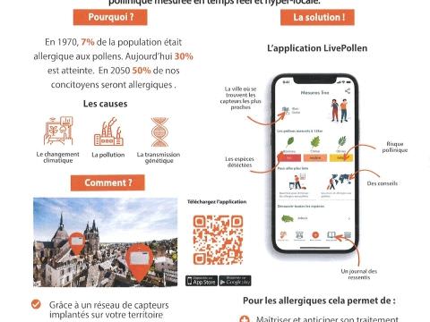 Rémelfing LivePollen, l'application de prévention contre les allergies aux pollens