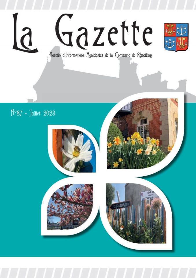 Gazette N° 87 - JUILLET 2023