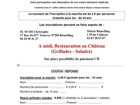 Rémelfing Marche du Muguet le 1er mai 2026