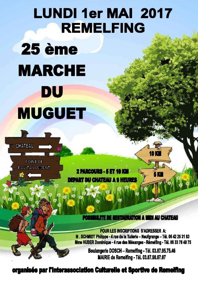 Marche du Muguet le 1er mai 2017