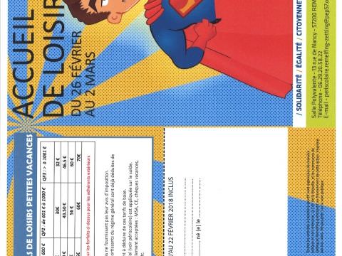 PERISCOLAIRE Centre Aéré 26 février au 2 mars 2018 PERISCOLAIRE Centre Aéré 26 février au 2 mars 2018