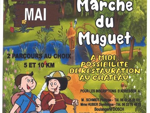 26ème Marche du muguet le 1er mai- Horaires de départ.
