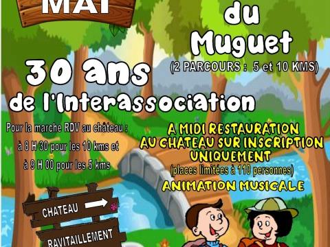 27ème Marche du Muguet mercredi 1er mai 2019