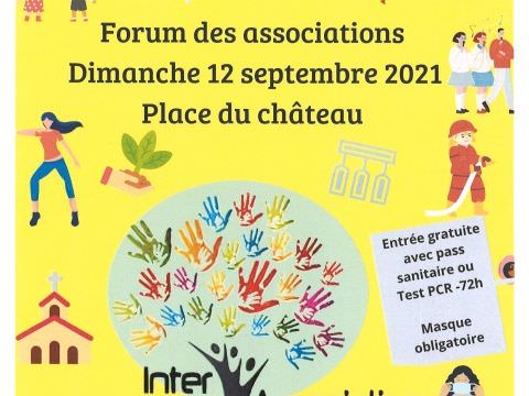Forum des associations le dimanche 12 septembre 2021