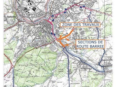 Travaux et déviation RD 662 et RD 919 Travaux et déviation RD 662 et RD 919