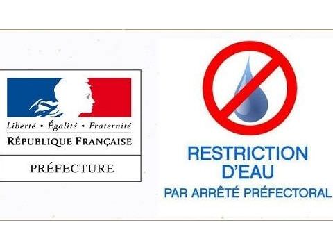 Restrictions des usages de l'eau Restrictions des usages de l'eau