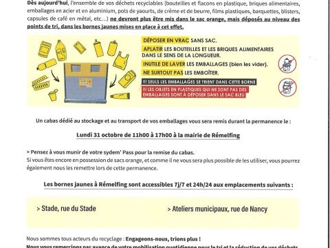 Dotation en cabas par la CASC Dotation en cabas par la CASC