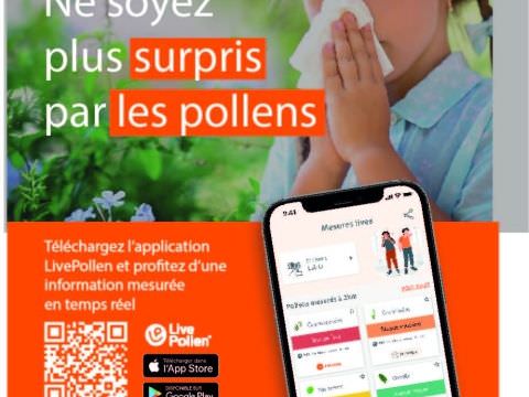 LivePollen, l'application de prévention contre les allergies aux pollens