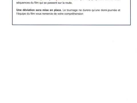 AVIS A LA POPULATION