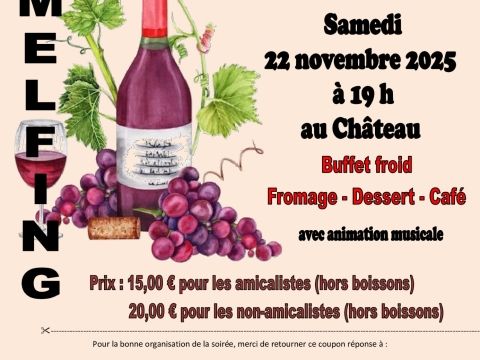 Image Soirée beaujolais nouveau le samedi 22 novembre 2025