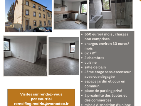 Image Logement communal disponible à la location - 4 rue des Ecoles