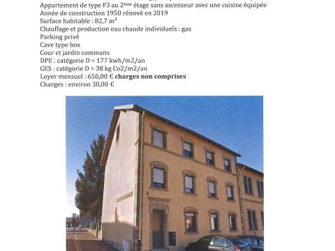 Logement communal disponible à la location - 4 rue des Ecoles