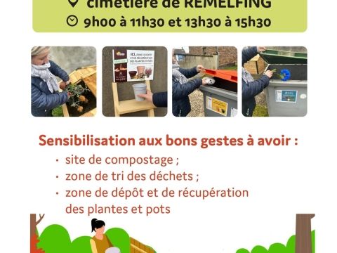 Permanence d'information suite à l'installation du site de compostage au cimetière