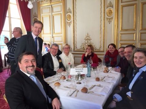 Rémelfing Visite du Sénat le 18 janvier 2017 suite à l'invitation du Sénateur Jean-Louis MASSON