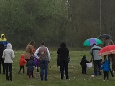 Rémelfing 3ème chasse aux oeufs organisée par la commune.