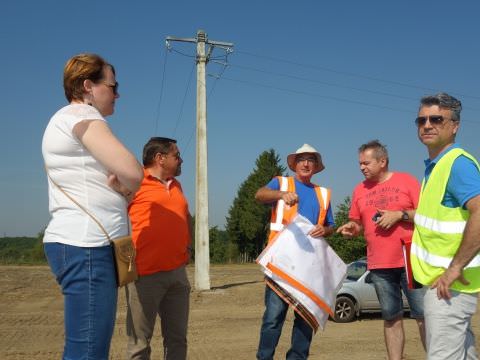 Rémelfing 1ère Réunion de chantier "Les Hauts de Sarre"