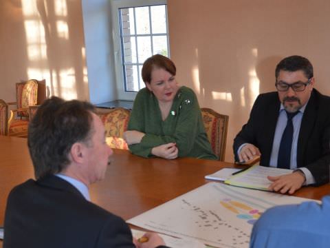 Rémelfing Visite de M Christophe SALIN Sous-préfet de Sarreguemines