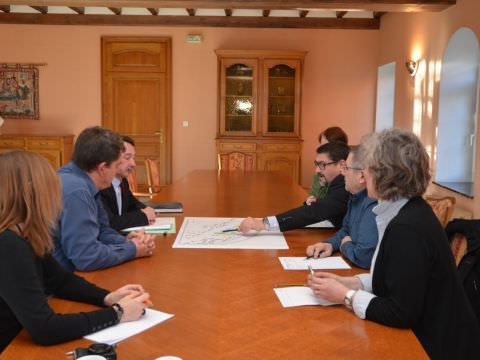 Rémelfing Visite de M Christophe SALIN Sous-préfet de Sarreguemines