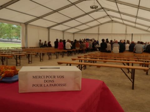 Rémelfing 1ère Messe du Lundi Pentecôte sous le Chapiteau