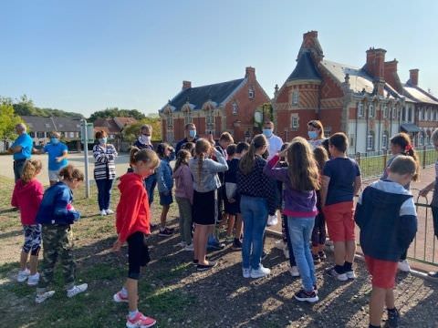 Rémelfing Inauguration de l'aire de jeux du château