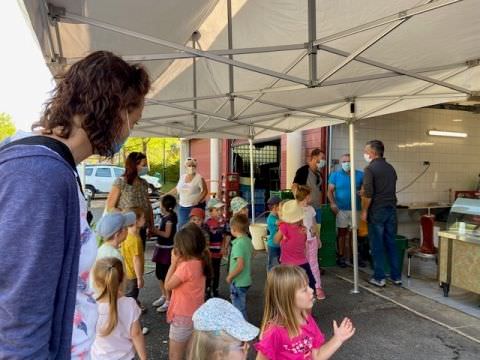 Rémelfing Inauguration de l'aire de jeux du château