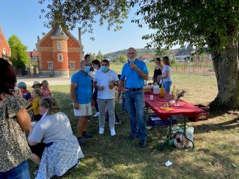 Rémelfing Inauguration de l'aire de jeux du château