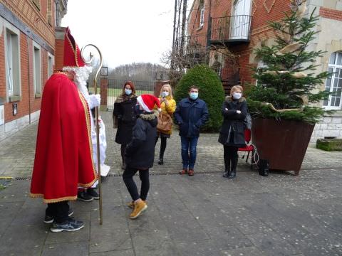 Rémelfing Visite de Saint Nicolas aux écoliers