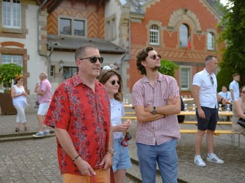 Rémelfing Inauguration du square de l'amitié franco-allemande et signature de la charte de jumelage avec Sulzbach/Saar