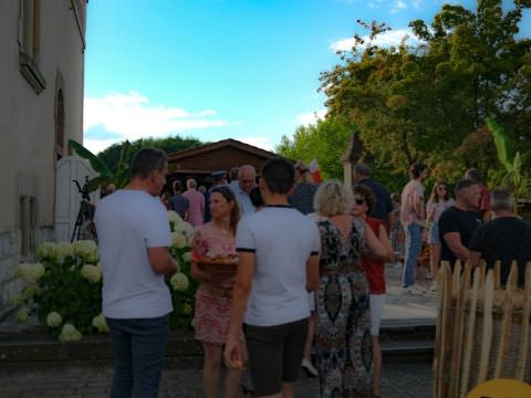 Rémelfing Inauguration du square de l'amitié franco-allemande et signature de la charte de jumelage avec Sulzbach/Saar