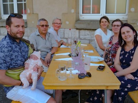 Rémelfing Inauguration du square de l'amitié franco-allemande et signature de la charte de jumelage avec Sulzbach/Saar