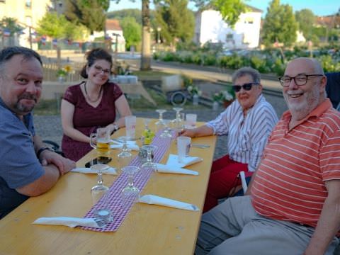 Rémelfing Inauguration du square de l'amitié franco-allemande et signature de la charte de jumelage avec Sulzbach/Saar