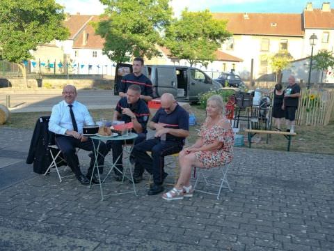 Rémelfing Inauguration du square de l'amitié franco-allemande et signature de la charte de jumelage avec Sulzbach/Saar