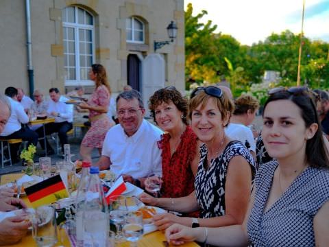 Rémelfing Inauguration du square de l'amitié franco-allemande et signature de la charte de jumelage avec Sulzbach/Saar