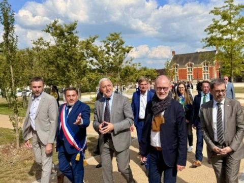Rémelfing Inauguration du jardin Armand JACOBS