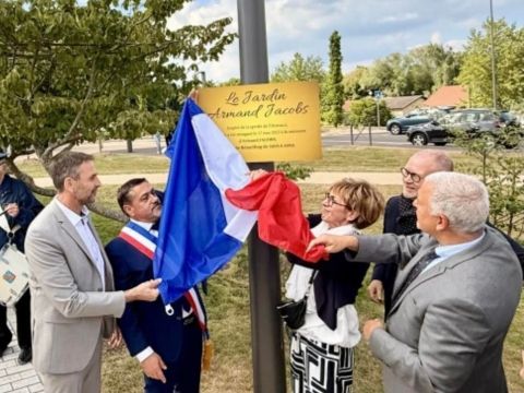 Rémelfing Inauguration du jardin Armand JACOBS