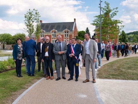 Rémelfing Inauguration du jardin Armand JACOBS