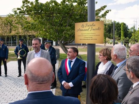 Rémelfing Inauguration du jardin Armand JACOBS