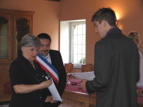 Rémelfing REMISE DE DIPLOME ET DE MEDAILLE DE BRONZE A MR KAPPS ANTHONY