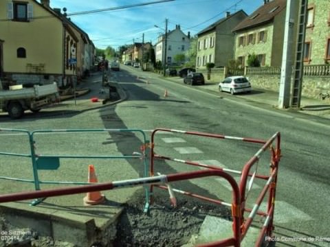 Rémelfing TRAVAUX ERDF D'ENFOUISSEMENT