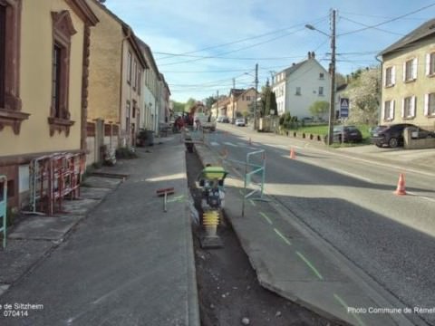 Rémelfing TRAVAUX ERDF D'ENFOUISSEMENT